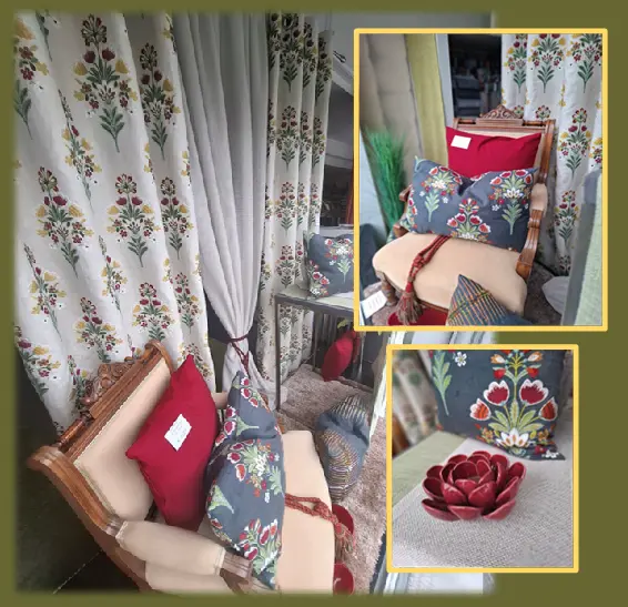 Rot grün gelb - eine dekorative Farbpalette